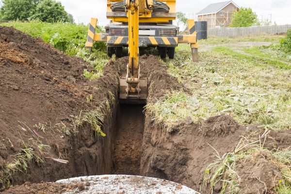 Drainage Trench Installation in Renton
