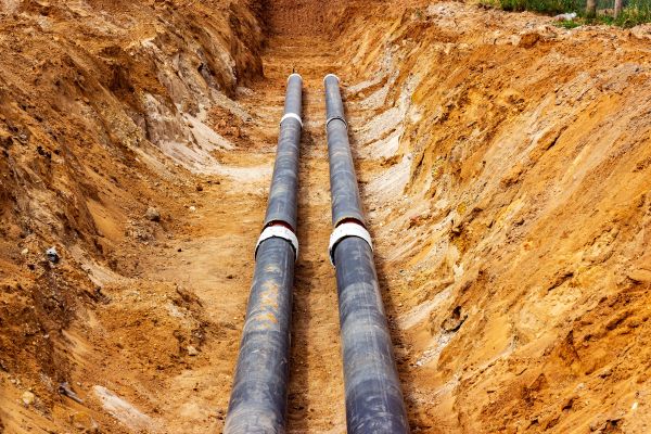 Water Line Trenching in Renton