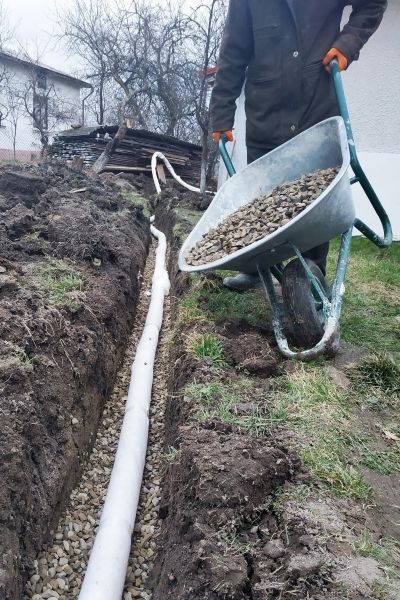 Drain Trenching in Renton
