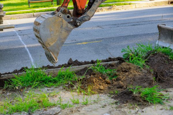 Sewer Line Trenching in Renton