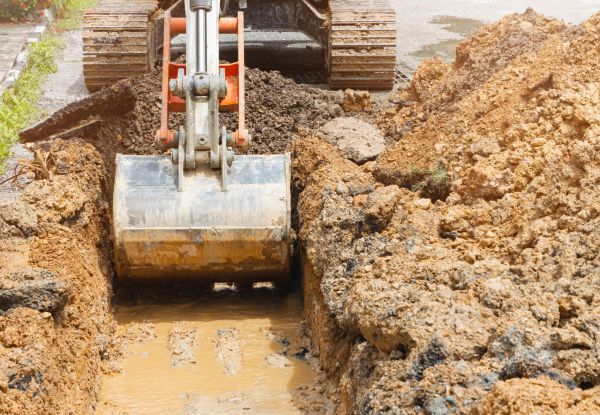 Water Line Digging in Renton