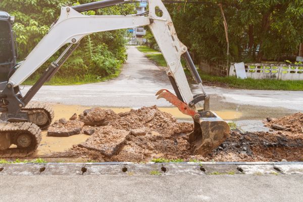 Water Line Excavation in Renton