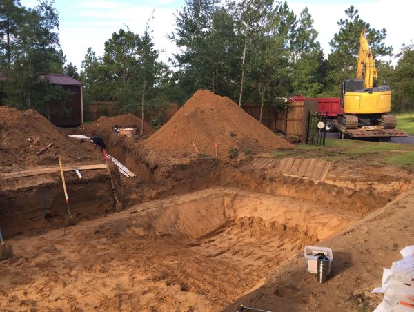 Pool Site Excavation in Renton